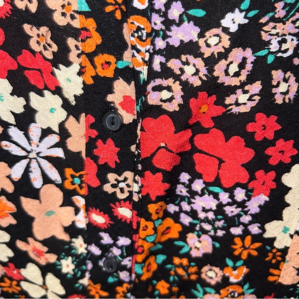 Free People Callie Floral Print Tunic - Size Small - Picture 5 of 9